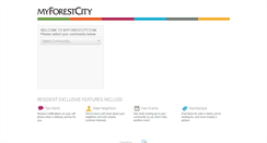 Desktop Screenshot of myforestcity.com
